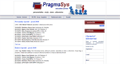 Desktop Screenshot of pragmasys.sk