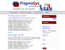 Tablet Screenshot of pragmasys.sk